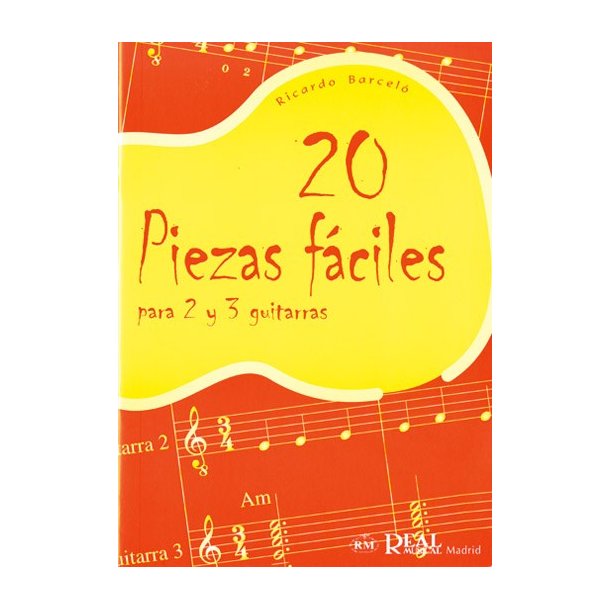 20 Piezas Fciles para 2 y 3 Guitarras