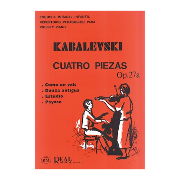 Kabalevsky: 4 Piezas para Violn y Piano, Op.27a