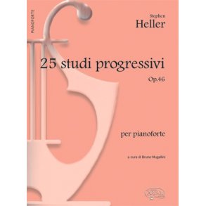 Stephen Heller: 25 Studi Progressivi Op.46, per Pianoforte