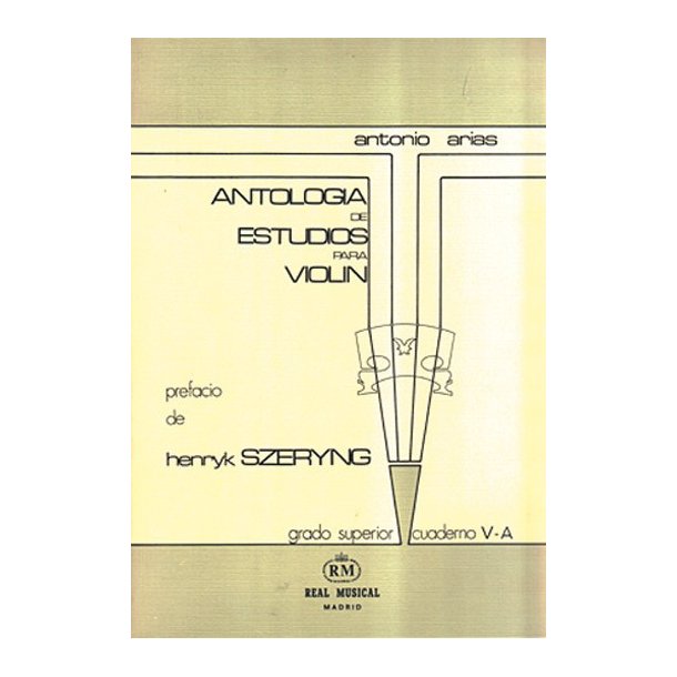Antologa de Estudios para Violn Volumen 5a, Grado Superior