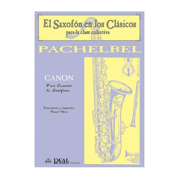 Johann Pachelbel: Canon para Cuarteto de Saxofones
