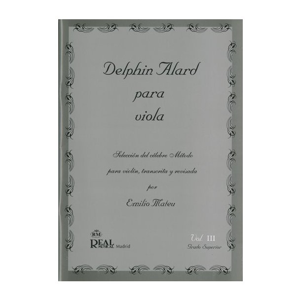 Delphin Alard para Viola, Vol.3 - Grado Superior