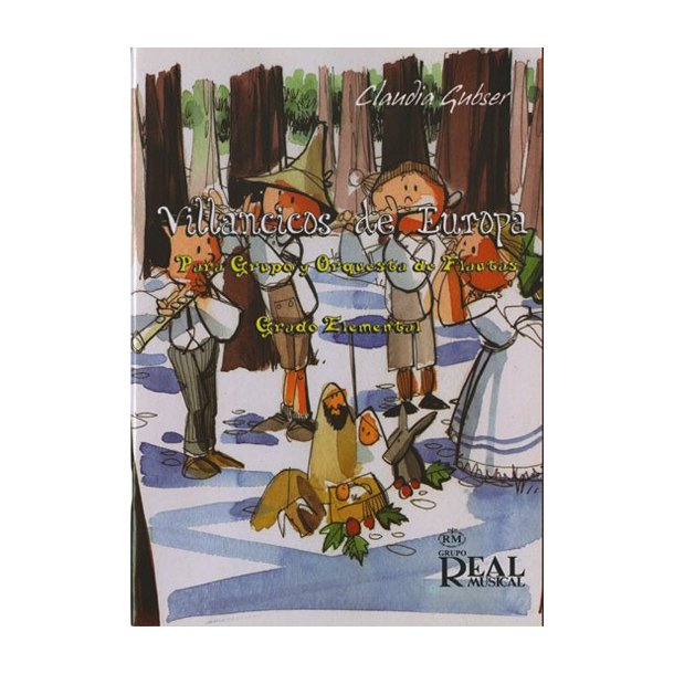 Villancicos de Europa para Grupo y Orquesta de Flautas (Grado Elemental)