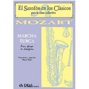 Wolfgang Amadeus Mozart: Marcha Turca para Grupo de Saxofones