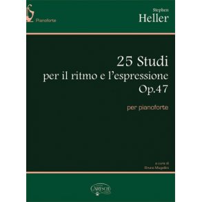 Stephen Heller: 25 Studi per Il Ritmo e l?espressione Op.47, per Pianoforte