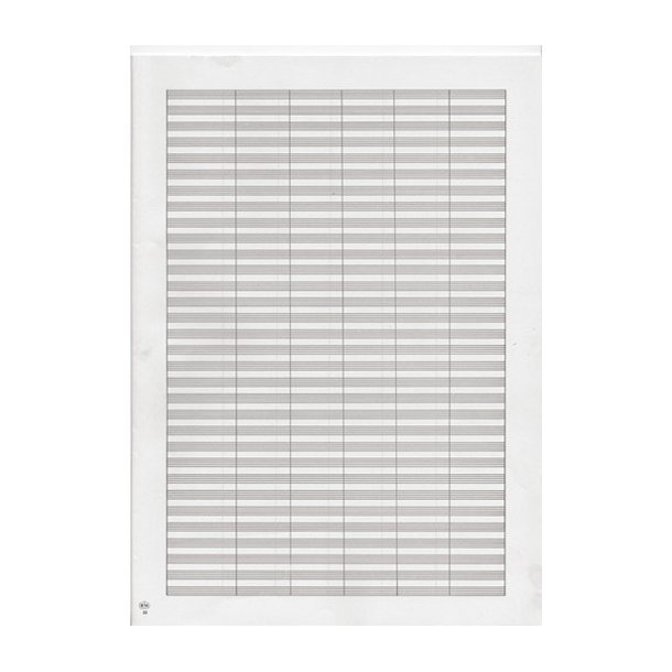 Carta da Musica (Cuadernillo, Papier &agrave; Musique)