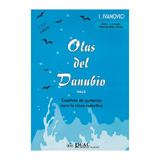 Iosif Ivan Ivanovici: Olas del Danubio (Vals), Cuarteto de Guitarras para la Clase Colectiva