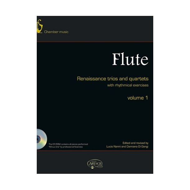 FLUTE TRIOS & QUARTETS VOL 1 BK/CD FLT