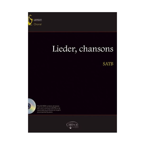 LIEDER CHANSONS CHOR BK/CD