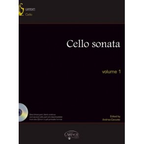 CELLO SONATA VOL 1 VLC/PF BK/CD