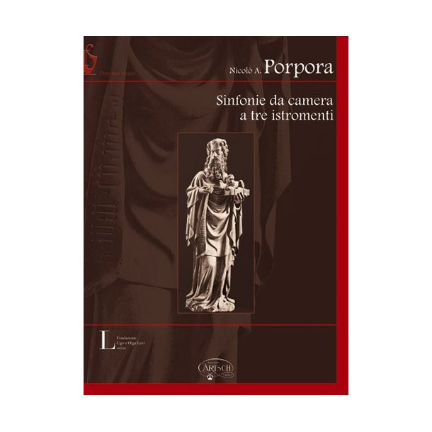 PORPORA NICOLO SINFONIE A 3 ISTROMENTI FLT BK/CD