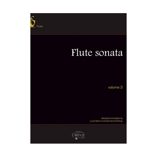 FLUTE SONATAS VOL 3 FLT BK