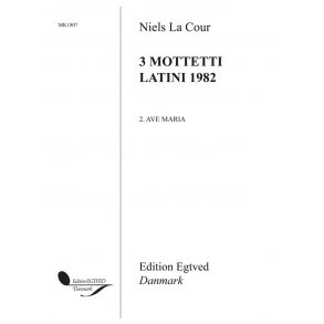 NIELS LA COUR AVE MARIA SATB