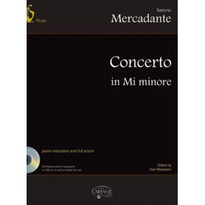 MERCADANTE SAVERIO CONCERTO IN MI MINORE BK/CD SPAN