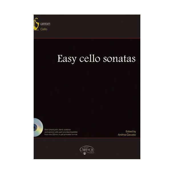 EASY CELLO SONATAS BK/CD