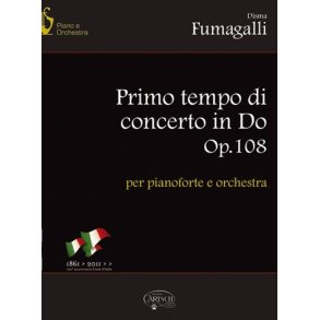 FUMAGALLI DISMA PRIMO CONCERTO IN DO OP 108 PF BK/CD