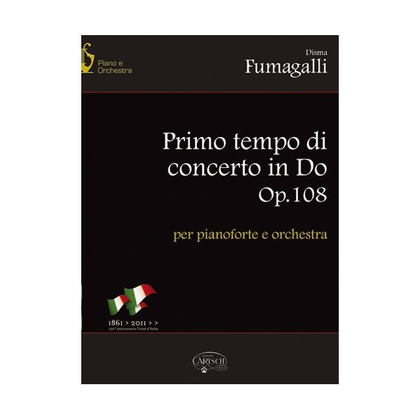 FUMAGALLI DISMA PRIMO CONCERTO IN DO OP 108 PF BK/CD