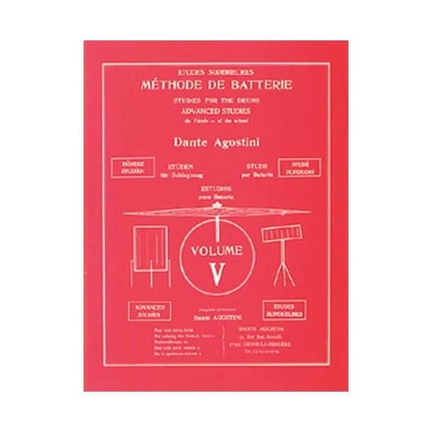 AGOSTINI METHODE DE BATTERIE VOL 5 FRENCH