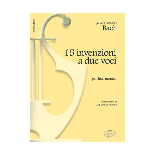 Johann Sebastian Bach: 15 Invenzioni a 2 Voci, per Fisarmonica
