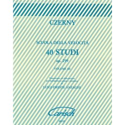 Carl Czerny: Scuola Della Velocita - 40 Studie Op. 299 Volume III