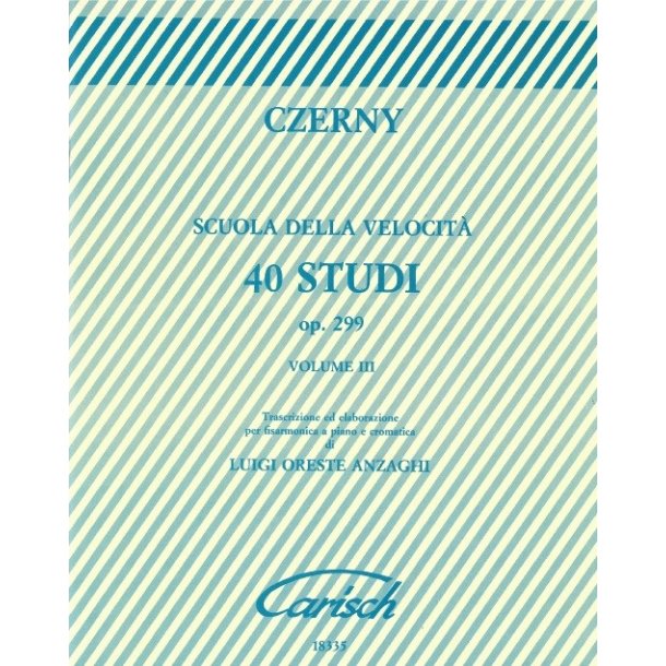 Carl Czerny: Scuola Della Velocita - 40 Studie Op. 299 Volume III