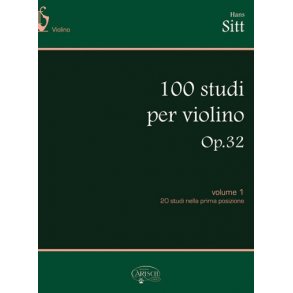 Hans Sitt: 100 Studi Op.32, per Violino - Volume 1