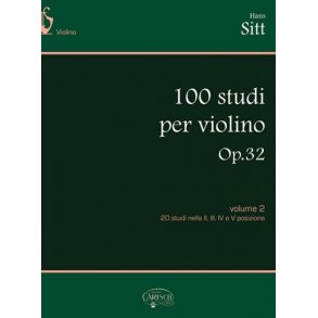 Hans Sitt: 100 Studi Op.32, per Violino - Volume 2