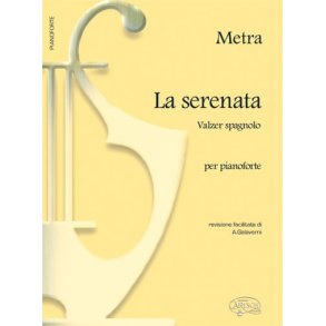 Metra Serenata Valzer Spagnolo Pf Bk
