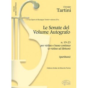 Giuseppe Tartini: Volume 21a: Sonate del Volume Autografo, N.19-23 per Violino e Basso Continuo (o Violino ad Libitum)