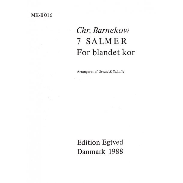 7 SALMER FOR BL. KOR