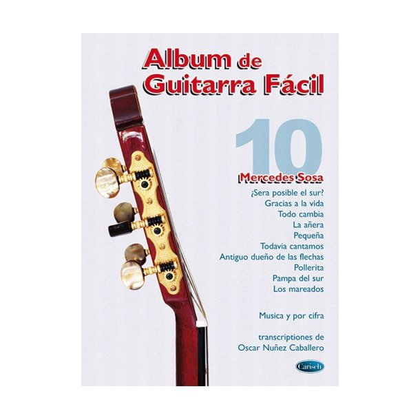 Album de Guitarra Fcil N.10 - Mercedes Sosa
