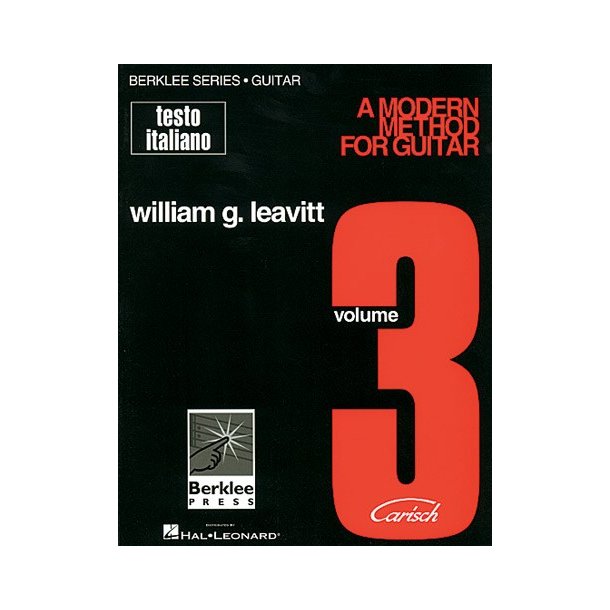 A Modern Method for Guitar, Volume 3 (Testo Italiano)