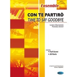 Luciano Quarantotto/Franscesco Sartori: Con Te Partiro (Time To Say Goodbye) Score/Parts