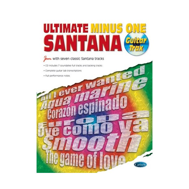 Ultimate Minus 1 Santana Gttab Bk/Cd