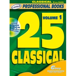 25 Classical, Volume 1 (G key Instr.)