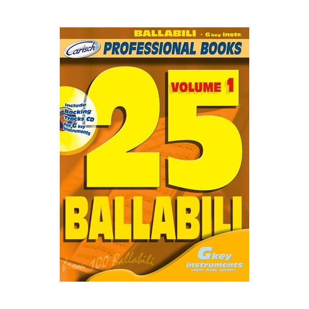 25 Ballabili, Volume 1 (Gkey Instr.)