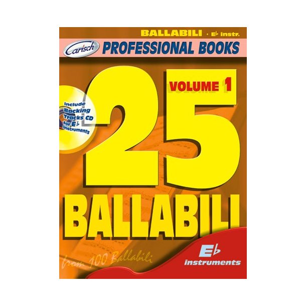 25 Ballabili, Volume 1 (Eb Instr.)