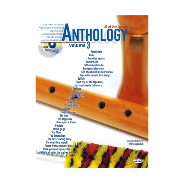 CAPPELLARI ANDREA ANTHOLOGY RECORDER VOL 3 BK/CD