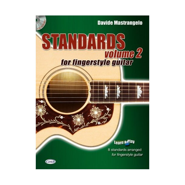 MASTRANGELO DAVIDE STANDARDS FINGERST GTR 2 BK/CD