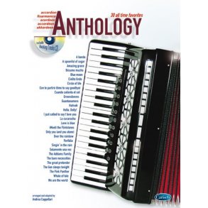 CAPPELLARI ANDREA ANTHOLOGY ACCORDEON 1 BK/CD