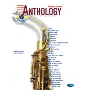 CAPPELLARI ANDREA ANTHOLOGY TENOR SAX 1 BK/CD