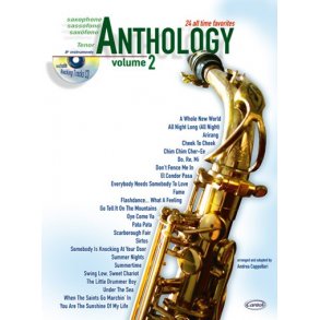 CAPPELLARI ANDREA ANTHOLOGY TENOR SAX 2 BK/CD