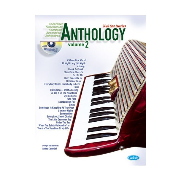 CAPPELLARI ANDREA ANTHOLOGY ACCORDEON 2 BK/CD