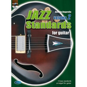 ONGARELLO ANTONIO JAZZ STANDARDS FOR GUITAR 2 BK/CD