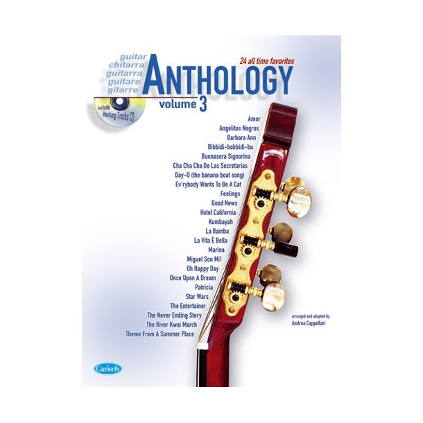 CAPPELLARI ANDREA ANTHOLOGY GUITAR VOL 3 BK/CD