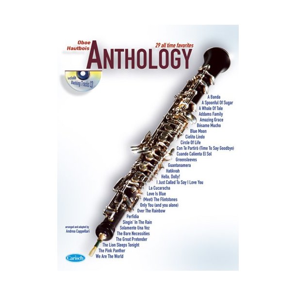 CAPPELLARI ANDREA ANTHOLOGY OBOE VOL 1 BK/CD
