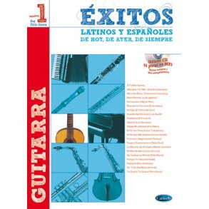 SIERRA F EXITOS LATINOS Y ESP GTR BK/CD
