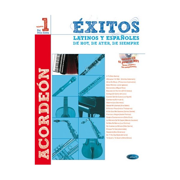 SIERRA F EXITOS LATINOS Y ESP ACDN BK/CD