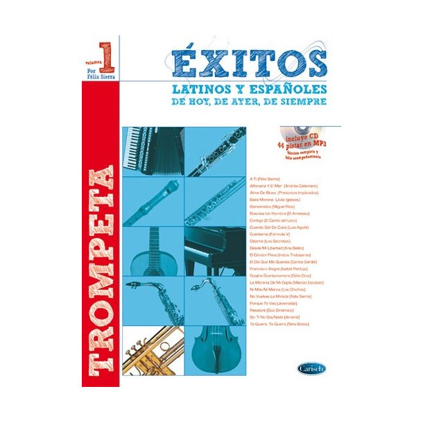 SIERRA F EXITOS LATINOS Y ESP TPT BK/CD