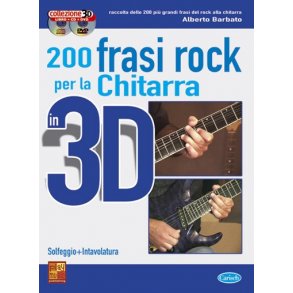 200 Frasi Rock per Chitarra in 3D